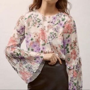 NWOT Massimo Dutti floral blouse